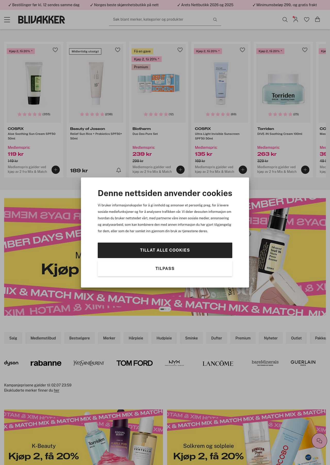 Browser evidence homepage screenshot